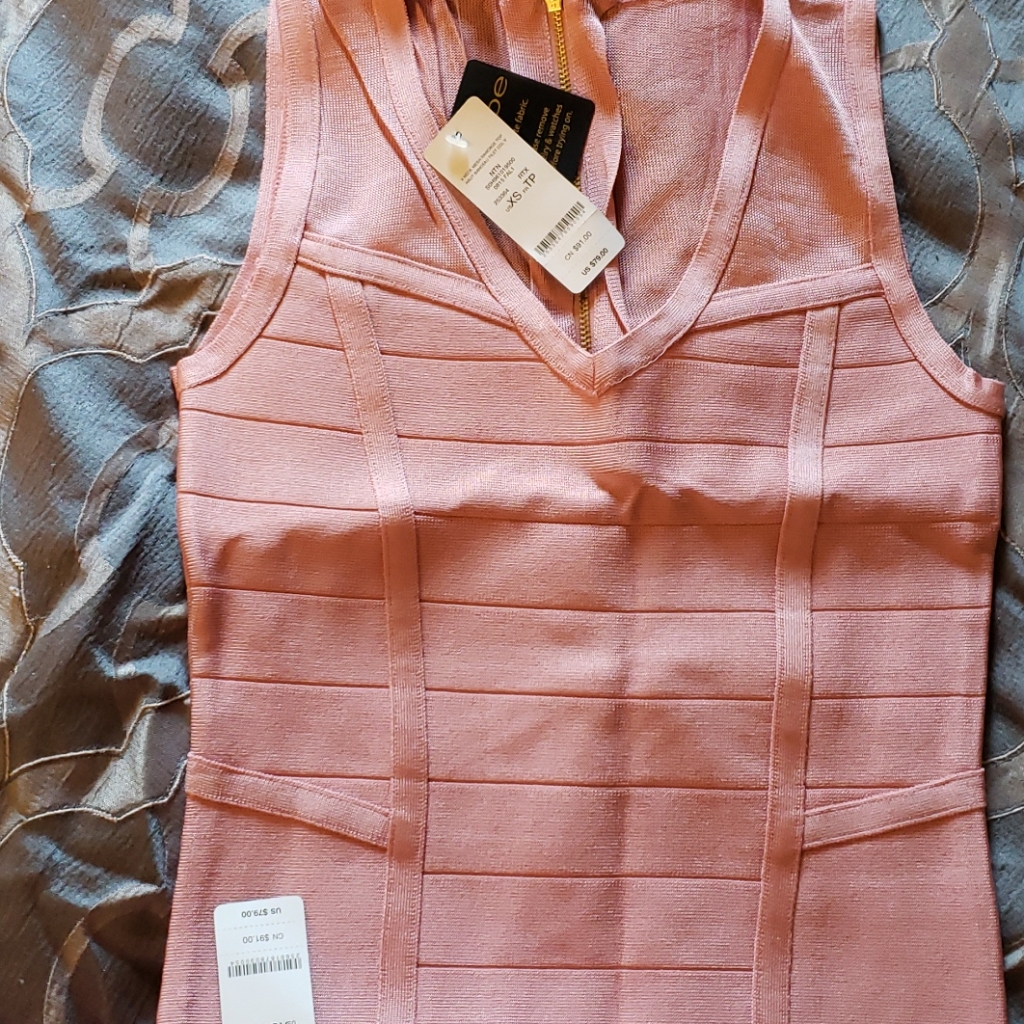 Bebe Bundle Bandage Style Skirt Top Short Xs Nwt